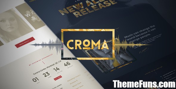 Croma v3.5.12 - Responsive Music WordPress Theme