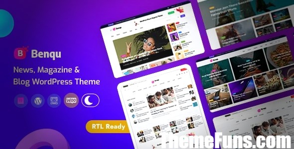 Benqu v1.0.9 – News Magazine WordPress Theme