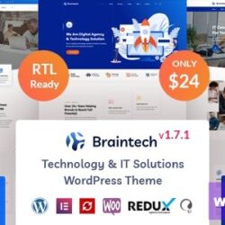 Braintech v2.5.4 - Technology & IT Solutions WordPress Theme