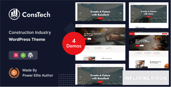 Constech v1.0 - Construction WordPress Theme