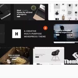 Heli v6.1.7- Minimal Creative Black and White WordPress Theme