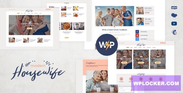 Modern Housewife v1.0.9 - Women & Family WordPress Blog Theme