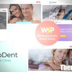 ProDent v1.5.9 - Dental Clinic & Healthcare Doctor WordPress Theme + Elementor + RTL