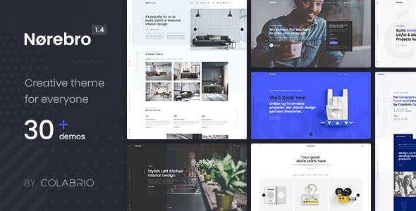 Norebro v1.6.2 - Creative Multipurpose WordPress Theme