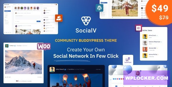 SocialV v2.0.3 - Social Network and Community BuddyPress Theme