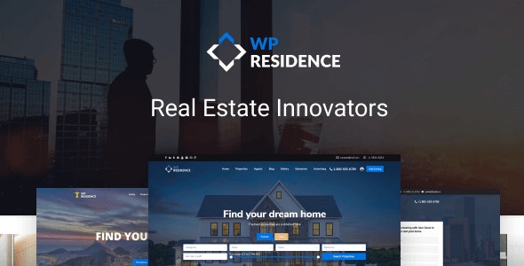 WP Residence v4.10.1 - Real Estate WordPress Theme