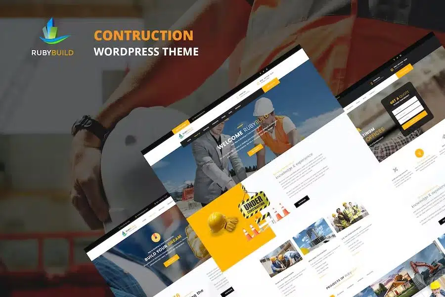 RubyBuild v2.3 - Building & Construction WordPress Theme