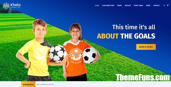 Khelo v2.8.3 - Soccer WordPress Theme