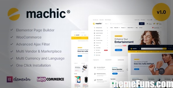 Machic v1.3.9 - Electronics Store WooCommerce Theme