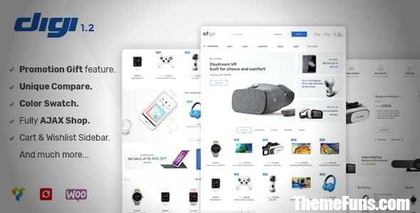 Digi v1.8.3 - Electronics Store WooCommerce Theme