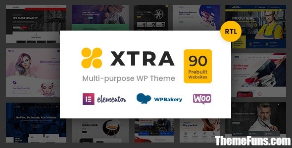 Xtra v4.6.1 - Multipurpose WordPress Theme + RTL