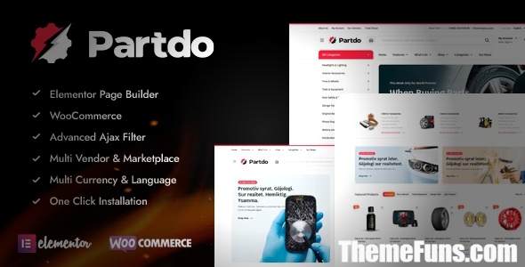 Partdo v1.1.4 - Auto Parts and Tools Shop WooCommerce Theme