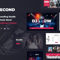 Recond v1.1.7 - Recording Studio & Music Band WordPress Theme