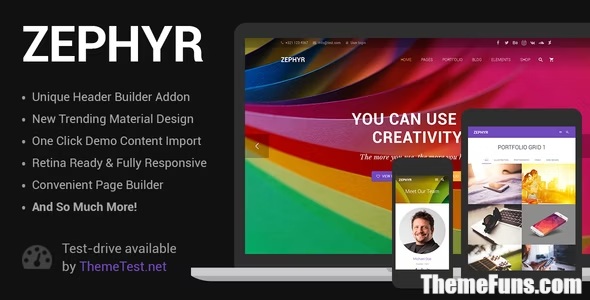 Zephyr v8.19 - Material Design Theme