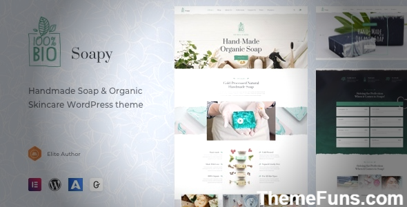 Soapy v1.1.2 - Handmade & Organic Skincare WordPress