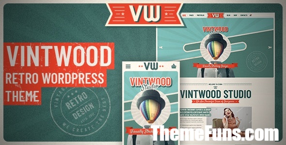 VintWood v1.1.3 - a Vintage, Retro WordPress Theme