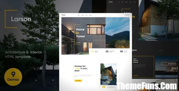 Larson v1.3.8 - Architecture WordPress Theme