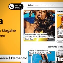 Kalisa v1.6 - Blog & Magazine WordPress Theme