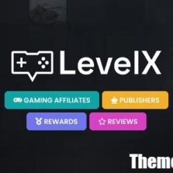 LevelX v1.0 - Gaming Affiliate WordPress Theme