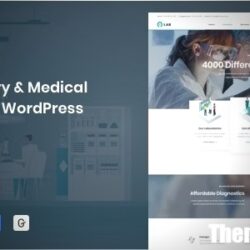 Ninedok v1.1.4 - Laboratory & Research WordPress Theme