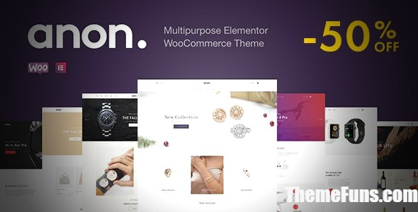 Anon v2.2.10 - Multipurpose Elementor WooCommerce Theme