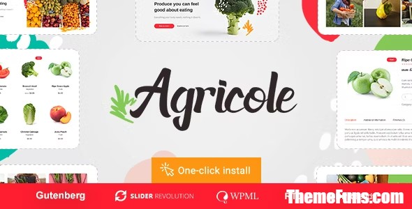 Agricole v1.1.2 - Organic Food & Agriculture WordPress Theme