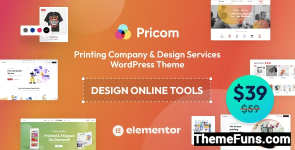 Pricom v1.5.1 - Printing Company & Design Services WordPress theme