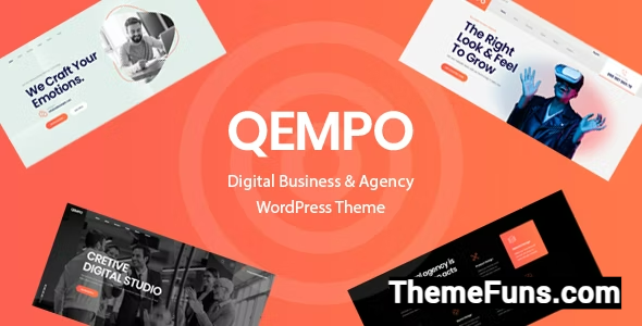 Qempo v1.3.2 - Digital Agency Services WordPress Theme