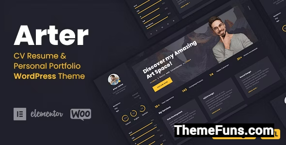 Arter v1.8.3 - Resume WordPress Theme