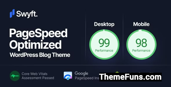 Swyft v1.0.2 - PageSpeed Optimized WordPress Blog Theme