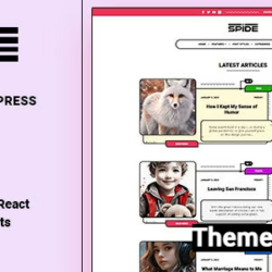 Spide v1.0.4 - Personal Blog & Magazine WordPress Theme