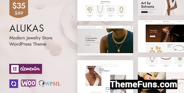 Alukas v2.0 - Modern Jewelry Store WordPress Theme