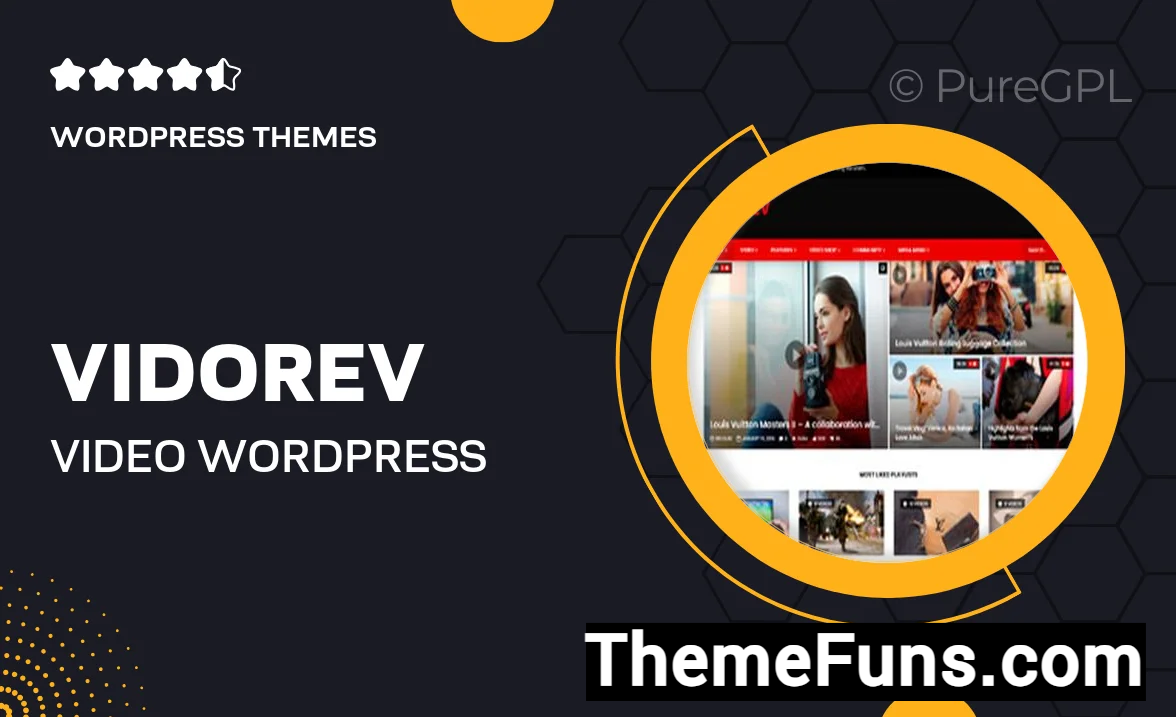 VidoRev v2.9.9.9.9.9.1 - Video WordPress Theme