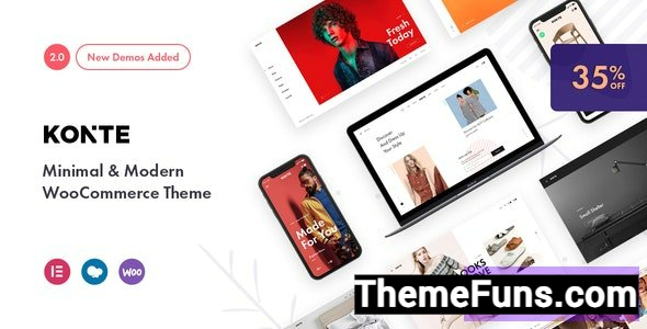 Konte v2.3.9 - Minimal & Modern WooCommerce Theme