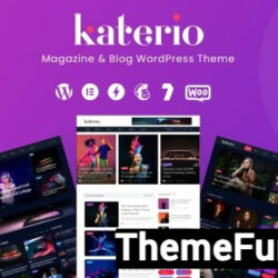 Katerio v1.5 - Magazine & Blog WordPress Theme