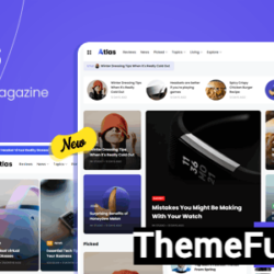 Atlas v2.0.4 - Creative Blog & News WordPress Theme