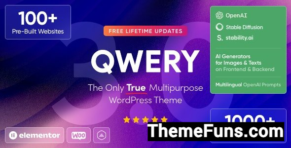 Qwery v3.2 - Multi-Purpose Business WordPress & WooCommerce Theme + ChatGPT