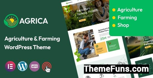 Agrica v1.0.1 - Agriculture WordPress Theme