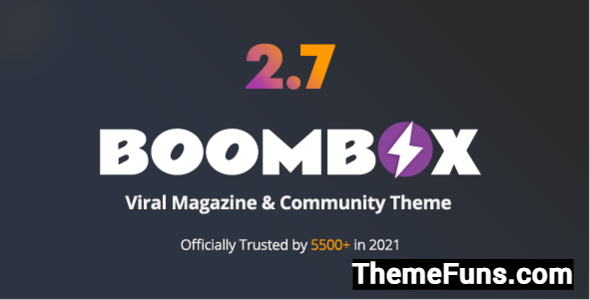 BoomBox v2.8.7 - Viral Magazine WordPress Theme