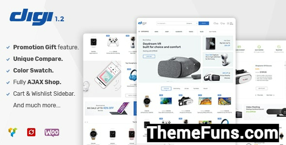 Digi v1.8.6 - Electronics Store WooCommerce Theme