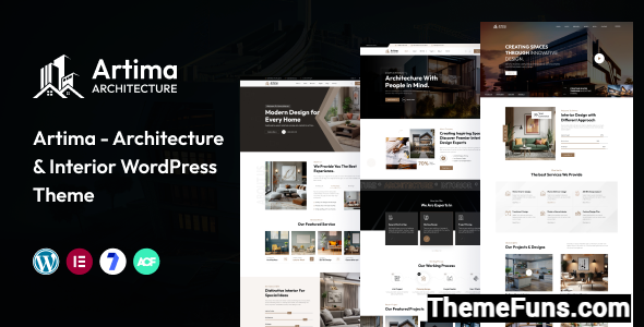 Artima v1.0 - Modern Architecture & Interior WordPress Theme